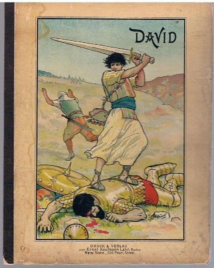 David. Die Geschichte Davids in 6 Bildern.
[The story of David in six pictures] Image