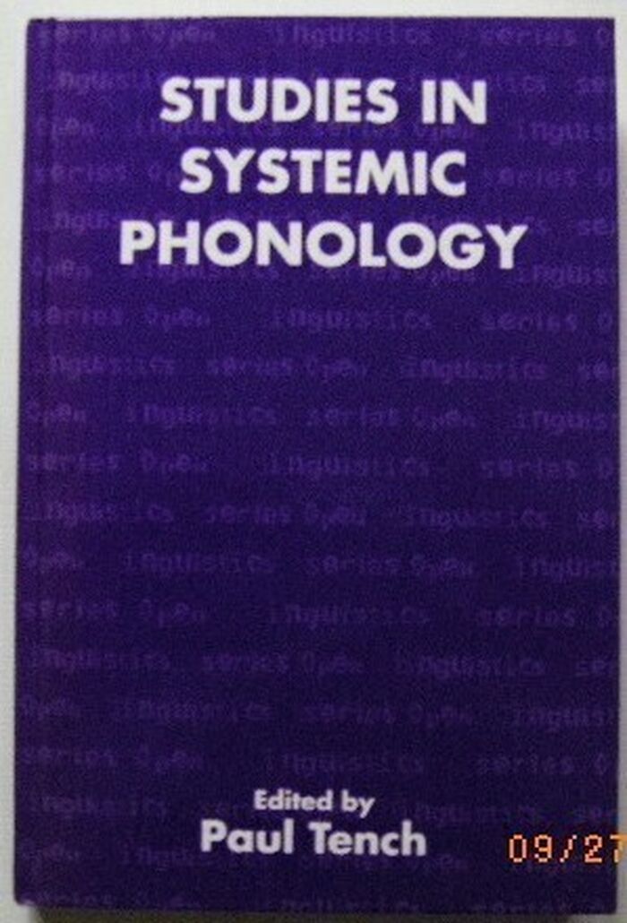 Studies in Systemic Phonology
Open Linguistics. Image
