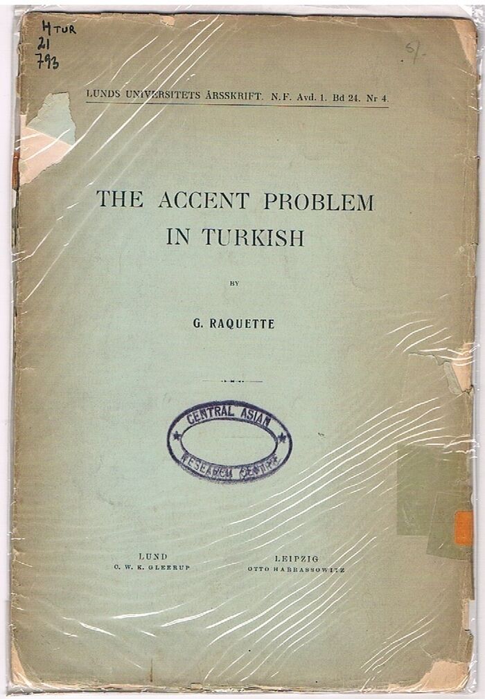 The Accent Problem in Turkish.
 Image