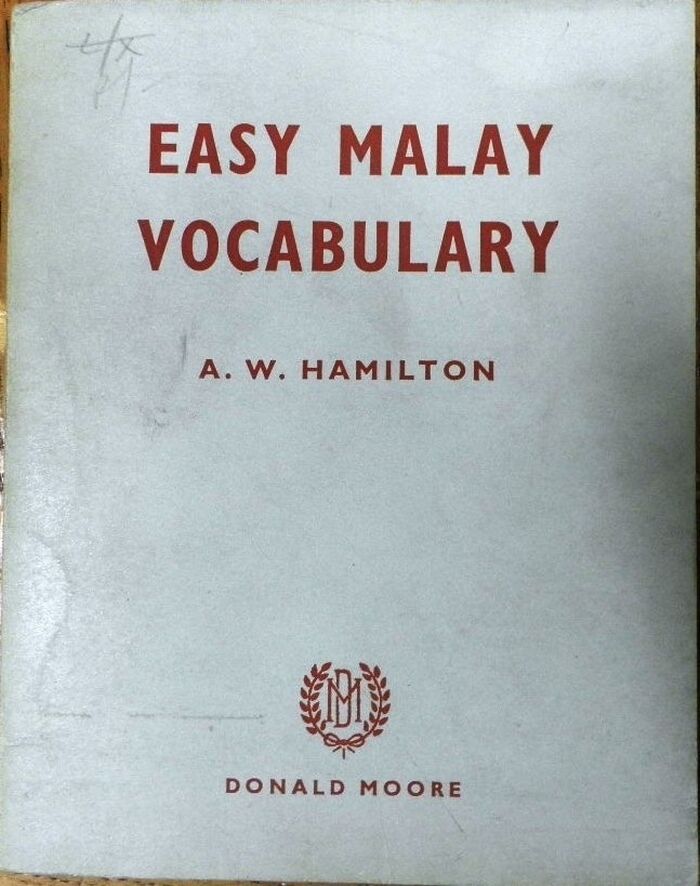Easy Malay Vocabulary.
Covering Malaya and Indonesia. Image