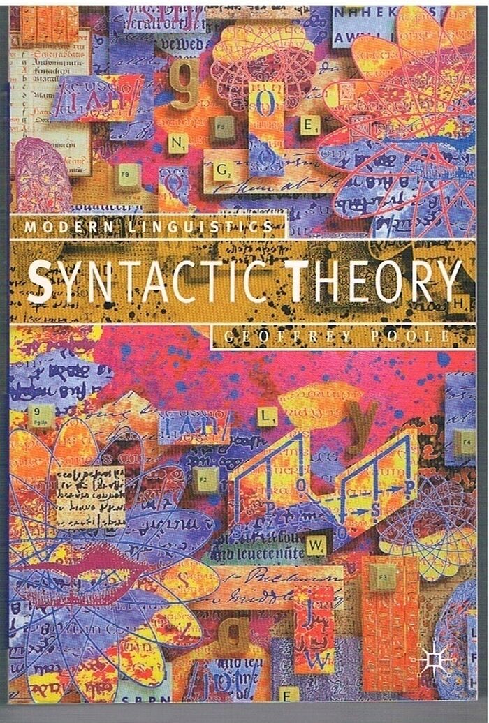 Syntactic Theory
Palgrave Modern Linguistics. Image