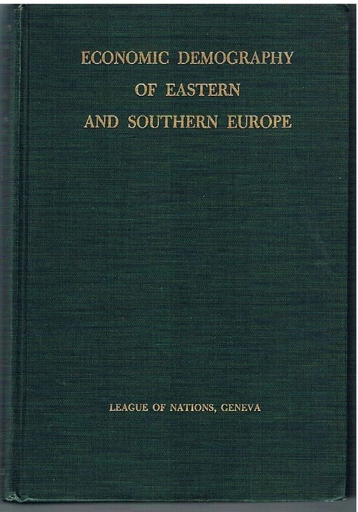 Economic Demography of Eastern and Southern Europe.
Economic, Financial and Transit Department. Image