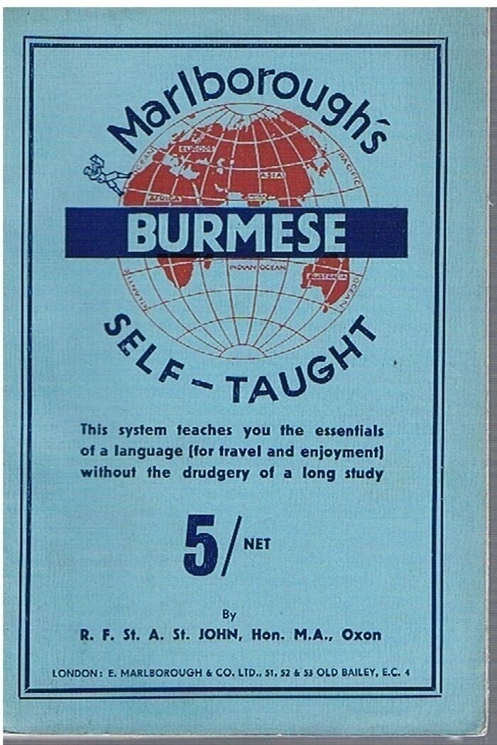 Burmese Self Taught in Burmese and Roman Characters. Thimm’s System.
 Image