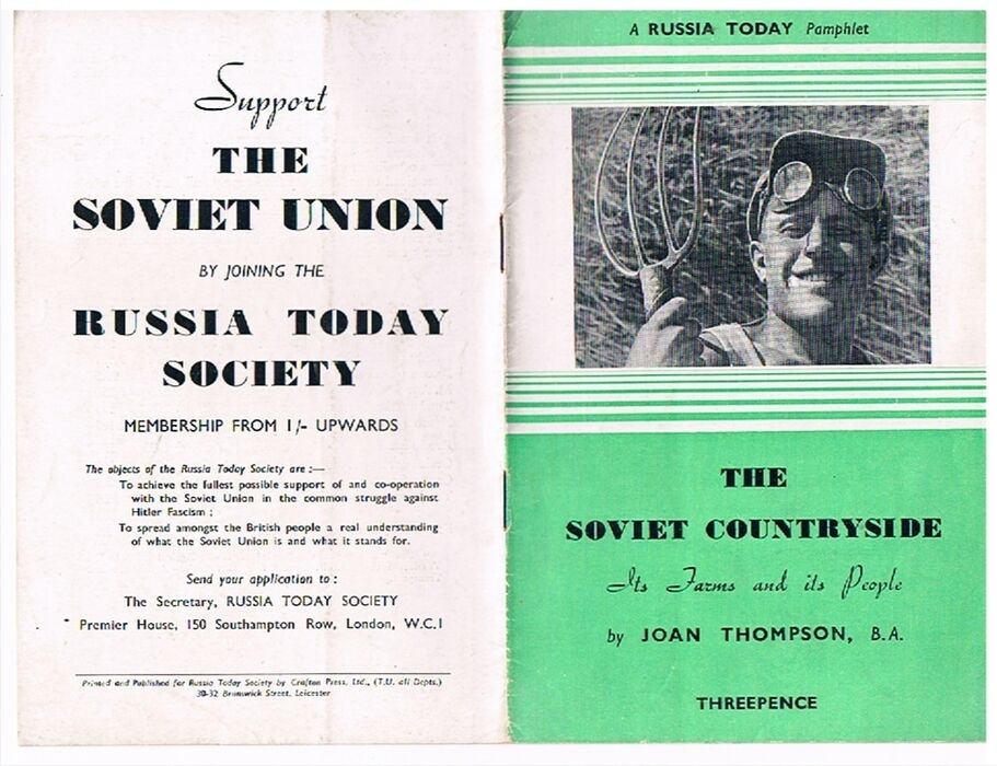 The Soviet Countryside. Its Farms and its People.
A Russia Today Pamphlet. Image