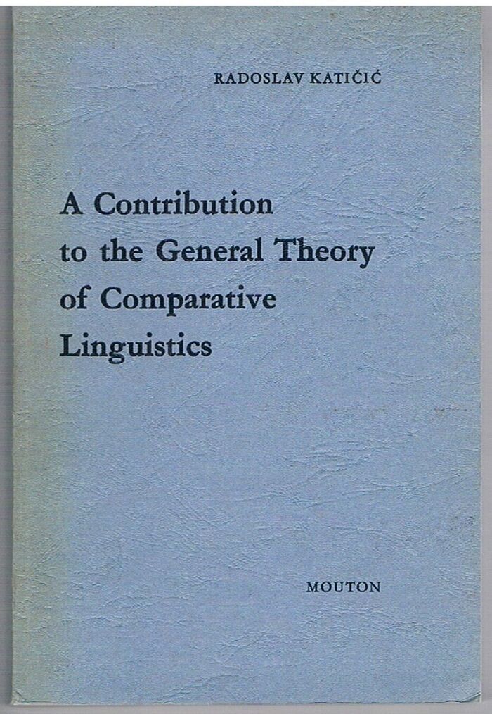 A Contribution to the General Theory of Comparative Linguistics.
Janua Linguarum Series Minor 83. Image