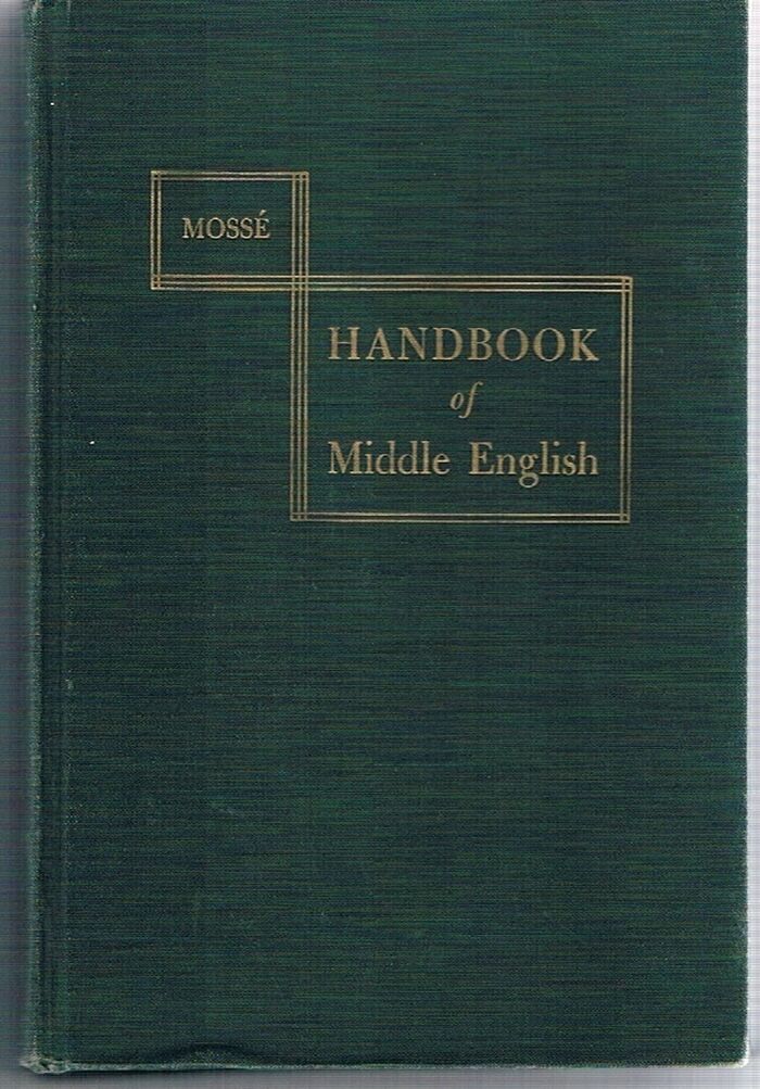 A Handbook of Middle English.
 Image