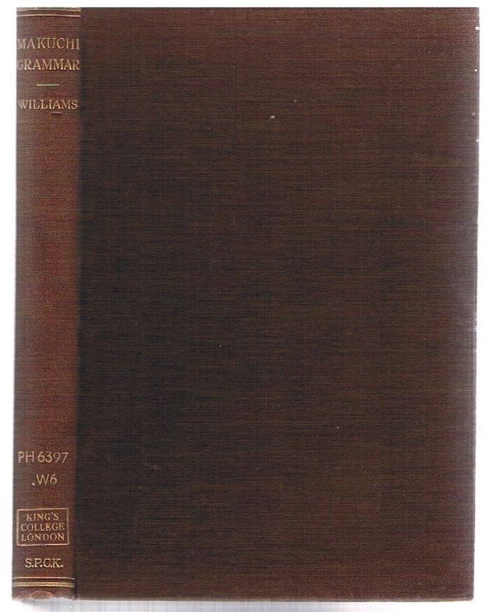 Grammar Notes and Vocabulary of the Language of the Makuchi Indians of Guiana.
(Macusi or Macushi - a Cariban language). Collection International de Monographies Linguistique. Image
