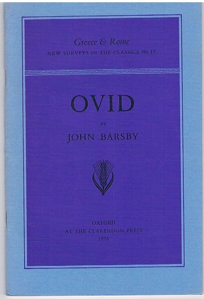 Ovid
New Surveys in the Classics. Image