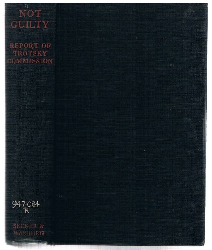 Not Guilty. Report of the Commission of Inquiry into the Charges made against Leon Trotsky in the Moscow Trials.
 Image