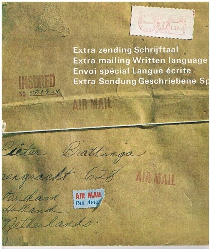 Extra Zending Schrijftaal Extra Mailing Written Language Envoi spécial Langue écrite Extra Sendung Geschriebene Sprache.
Henry Miller. [Catalogue]. Image