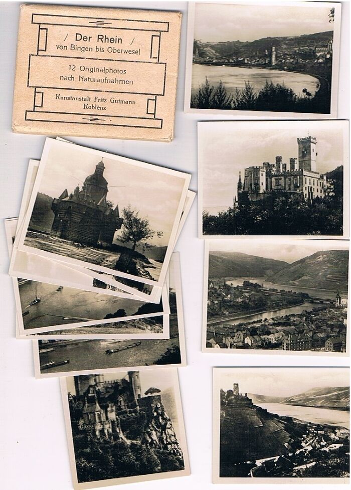 Der Rhein von Bingen bis Oberwesel.
12 Originalphotos nach Naturaufnahmen. Image