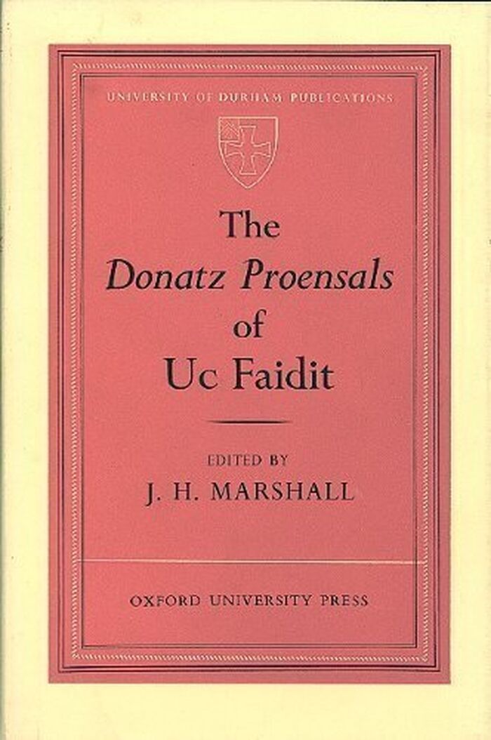 The Donatz Proensals of Uc Faidit.
 Image