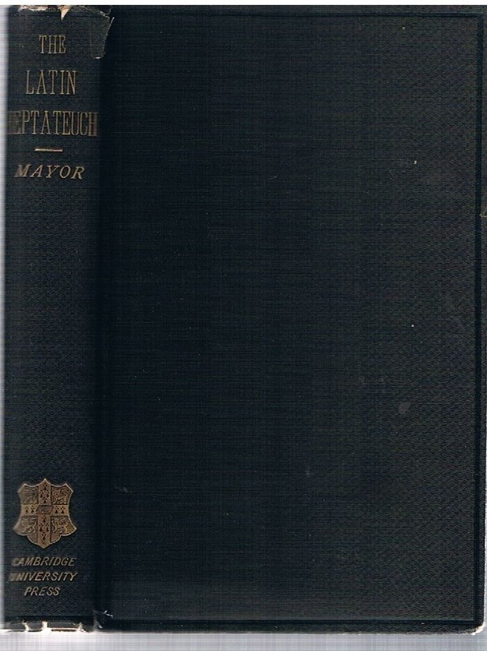 The Latin Heptateuch
published piecemeal by the French printer William Morel (1560) and the French Benedictines E Martène (1733) and J. B. Pitra (1852-88). Image