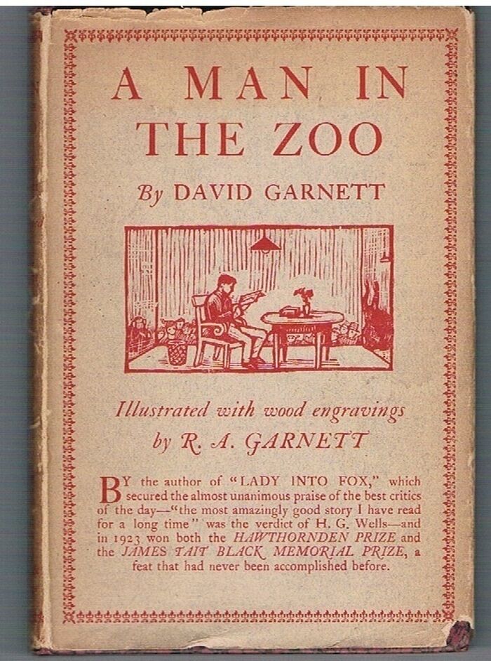 A Man in the Zoo.
Illustrated with wood engravings. Image