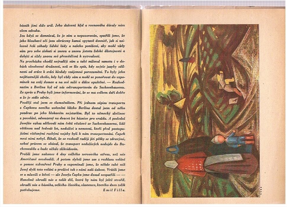 Josef Capek in memoriam : 1-10 cyklus Touha, 11-28 cyklus Ohen
Alšova sín Umelecké besedy. Image