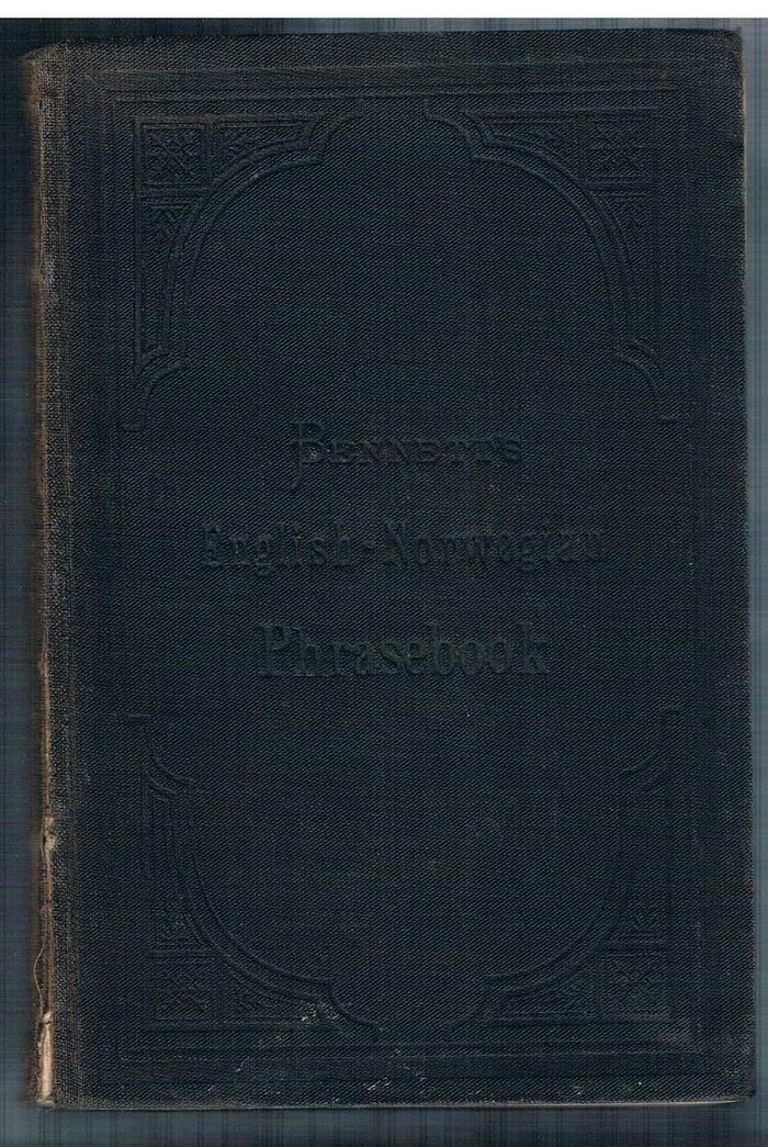 Bennett's English Norwegian Phrasebook. A selection of phrases for tourists travelling in Norway. Sixth revised and enlarged edition with a Norwegian-English vocabulary.
 Image