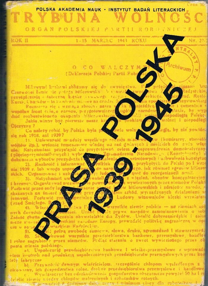 Prasa Polska w latach 1939 - 1945, Polska prasa emigracyjna...
History of the Polish Press during WWII. Image
