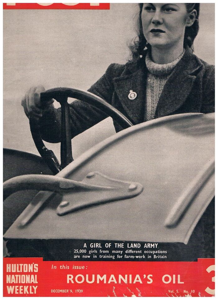 Picture Post: “Roumania’s Oil”.
Hulton’s National Weekly. December 9, 1939.  Vol. 5 No. 10. Image