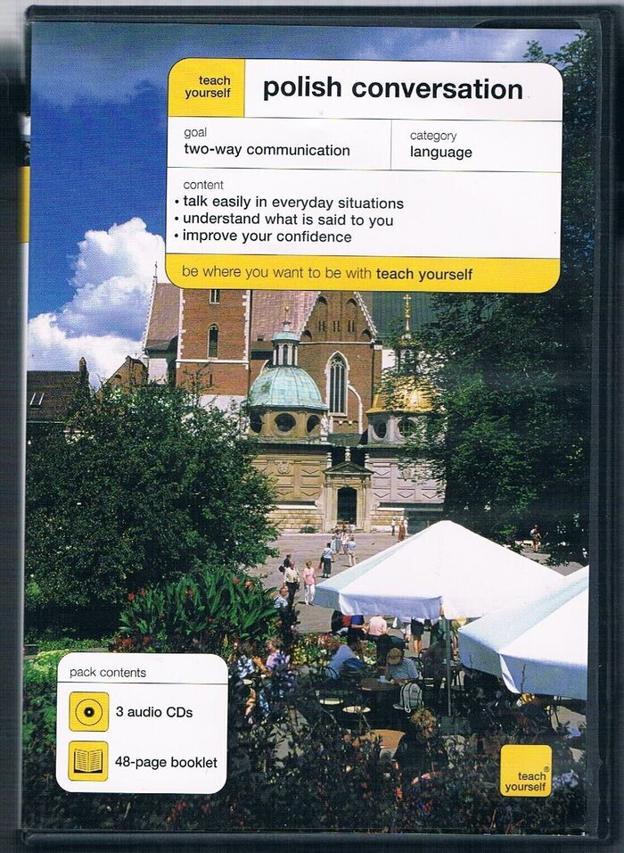 Teach Yourself Polish Conversation.
Boxed set: booklet and 3 CDs. Image