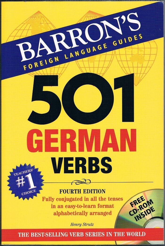 501 German Verbs [with CD]:
Fully conjugated in all the tenses in an easy-to-learn format alphabetically  arranged. Fourth Edition. Image