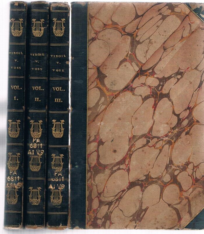 Des Publius Virgilius Maro Ländliche Gedichte
samt Anhang übersetzt von Johann Heinrich Voß. Vollständig in drei Bänden. Complete in three volumes. Image