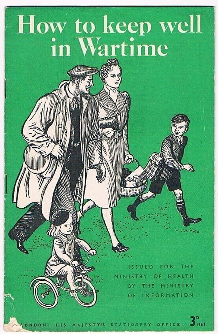 How to keep well in Wartime:
issued for the Ministry of Health by Ministry of Information. Image