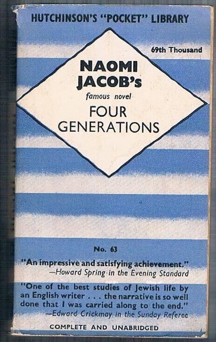 Four Generations:
Hutchinson’s Sixpenny “Pocket Library”. No. 63. 69th Thousand Image