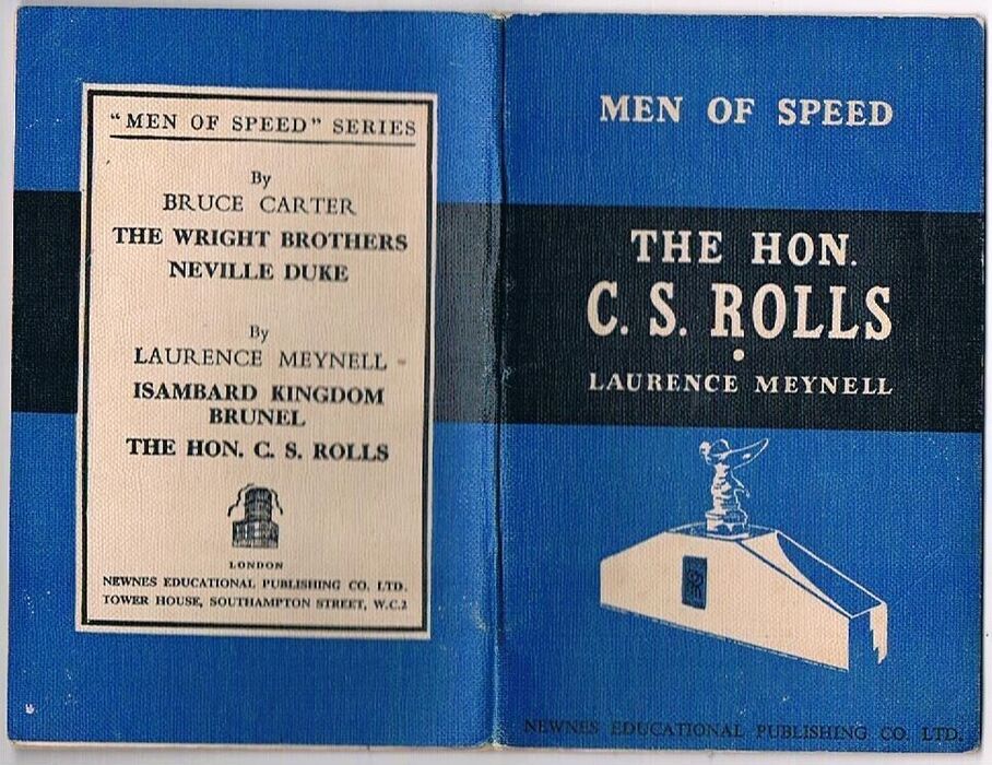 The Hon. C. S. Rolls. (Charles Stewart Rolls).
“Men of Speed” Series. Image