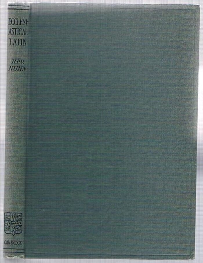 An Introduction to Ecclesiastical Latin:
 Image