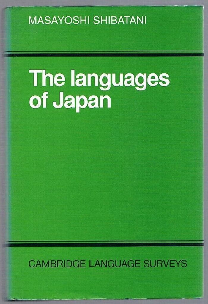 The Languages of Japan:
Cambridge Language Surveys. Image