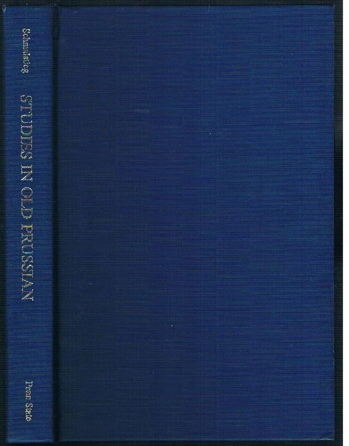 Studies in Old Prussian.
A Critical Review of the Relevant Literature in the Field since 1945. Image