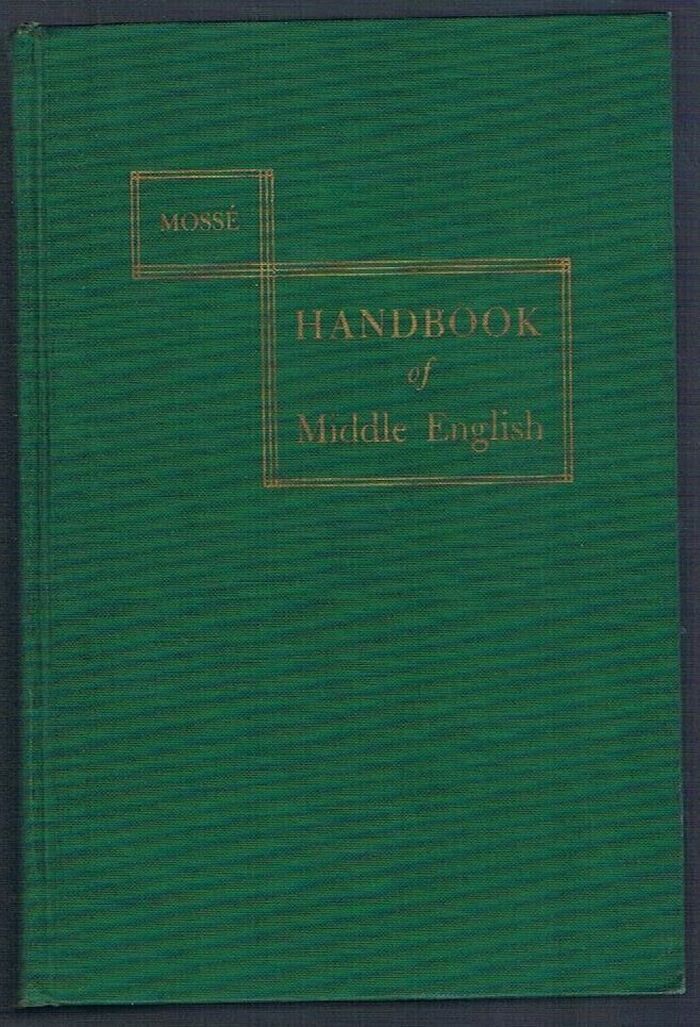 A Handbook of Middle English.
Seventh printing. Image