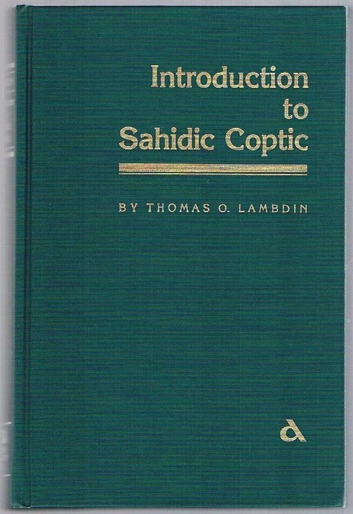 Introduction to Sahidic Coptic:
Reprint. Image