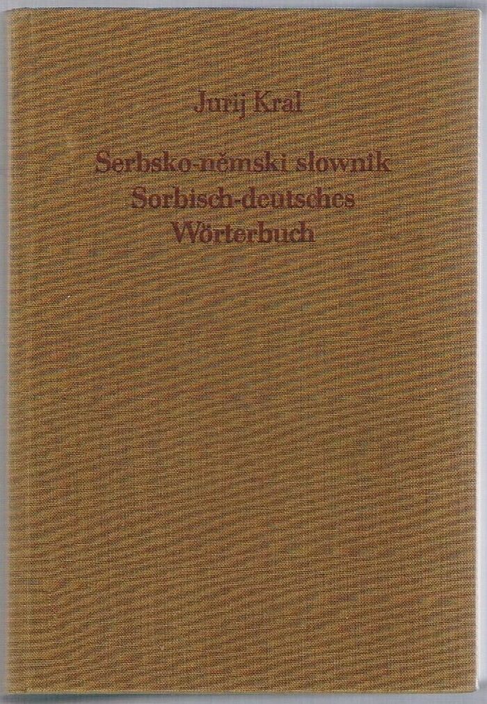 Serbsko-nemski slownik. Sorbisch-deutsches Wörterbuch [facsimile Wendisch-deutsches Wörterbuch der oberlausitzer Sprache]:
hornjoluziskeje serbskeje rece. - der Oberlausitzer sorbischen Sprache.  Fotomechanischer neudruck mit Vorwort von Helmut Jentsch. Image