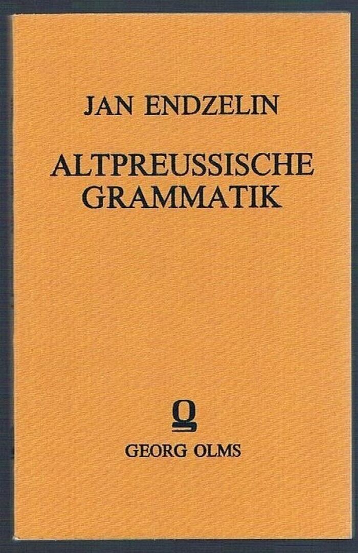 Altpreussische Grammatik:
Facsimile reprint. Image