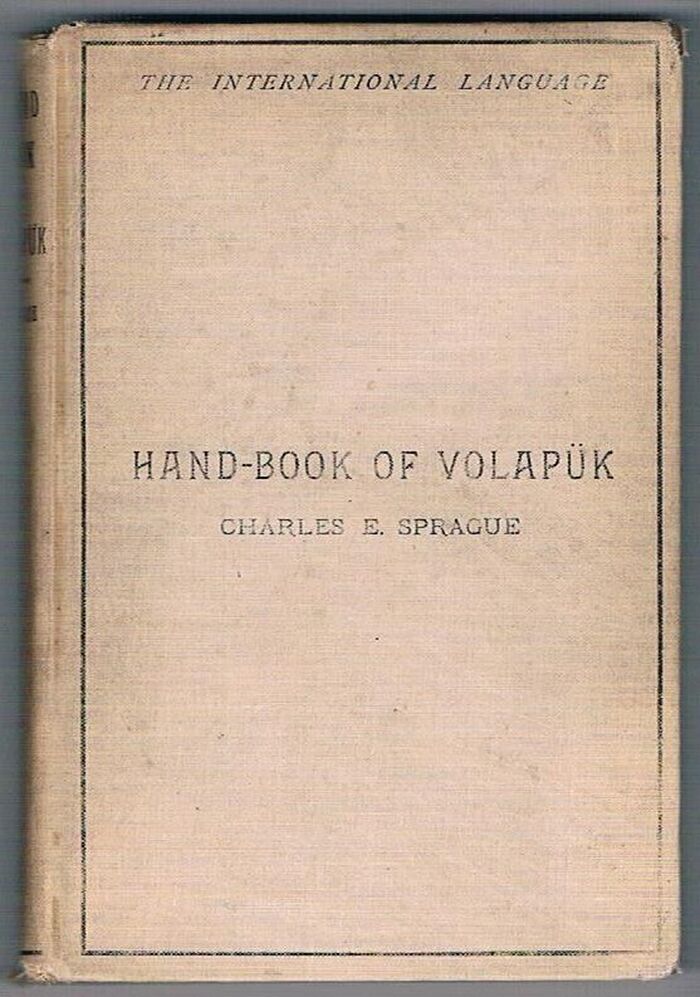 Handbook of Volapük:
The International Language. Image