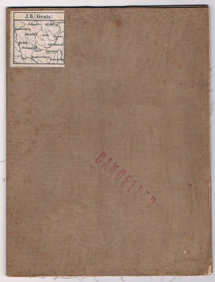 J. 8. Gratz (Graz).
[Blatt J. 8. der General-Karte von Central Europa Maßstab 1:300.000] Image
