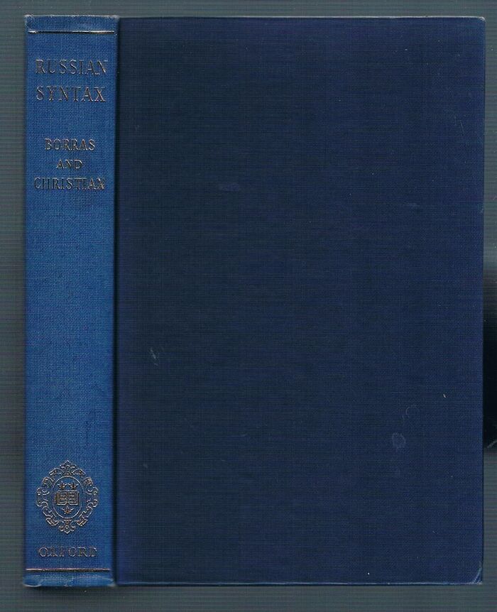 Russian Syntax.
Aspects of Modern Russian Syntax and Vocabulary. Image