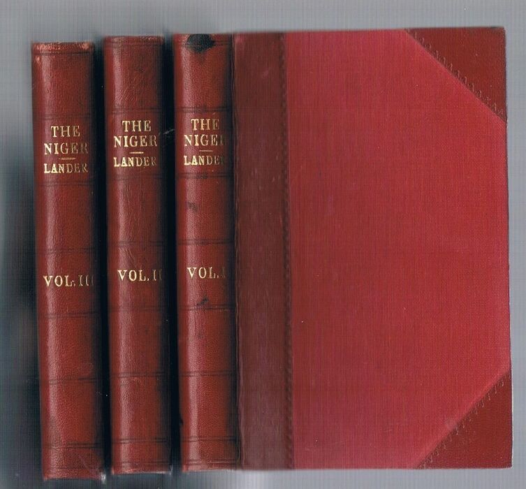 Journal of an Expedition to Explore the Course and Termination of The Niger;
with a Narrative of a Voyage Down That River to its Termination. In three volumes.  Illustrated with engravings and maps. Image