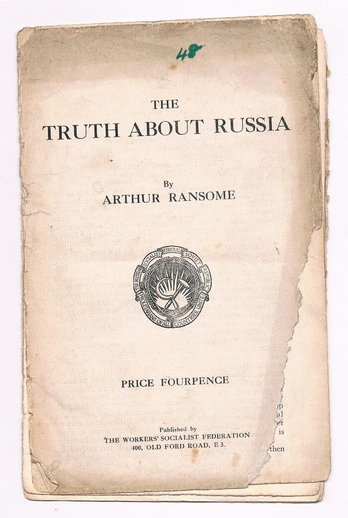 The Truth about Russia.
Reprinted from “The New Republic”, U.S.A.. Image