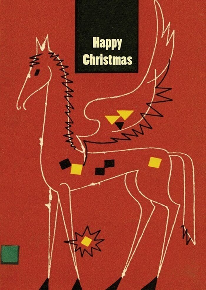 z- Christmas Pegasus greeting card Image