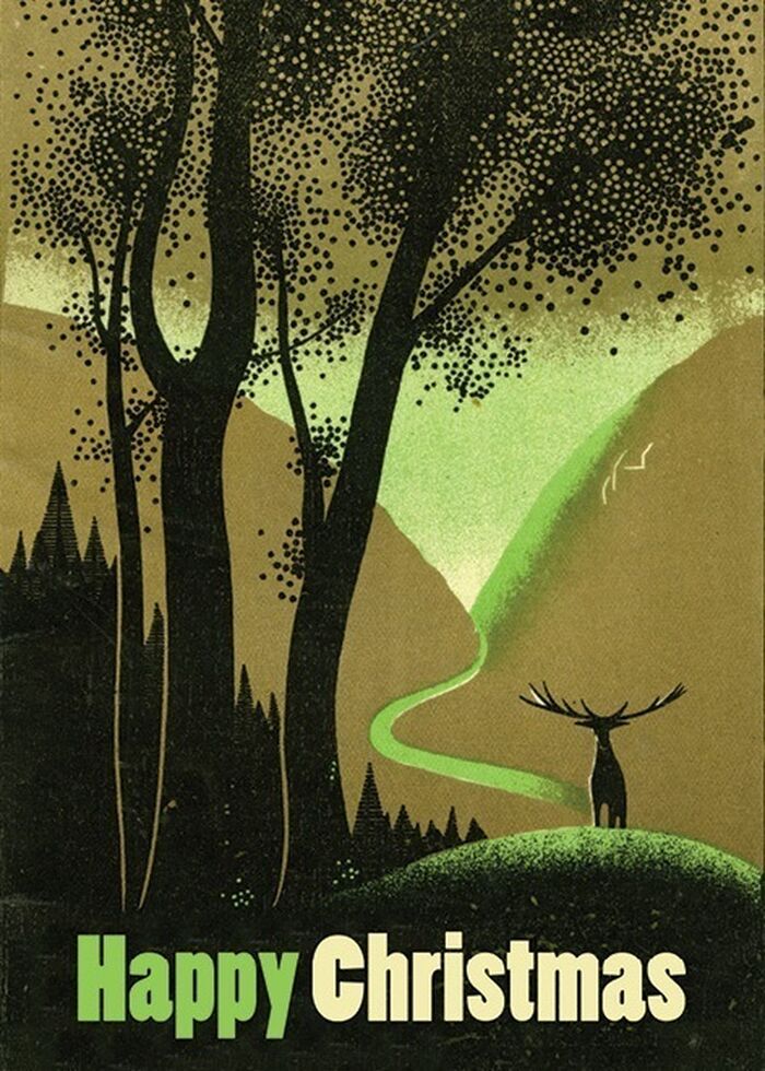 z - Christmas in the Forest greeting card Image