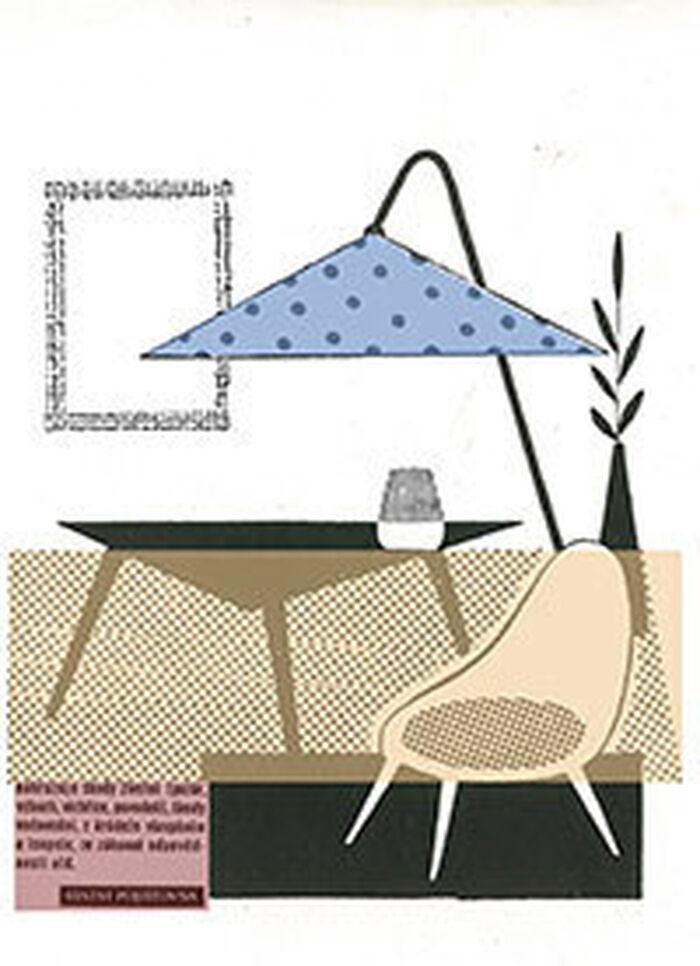 Modern - Czech Design for Living greeting card Image