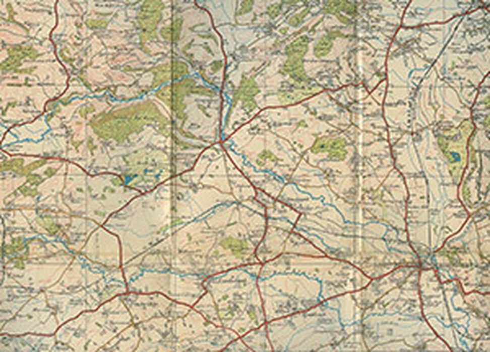 O. S. Presteign and Leominster 1947 greeting card Image