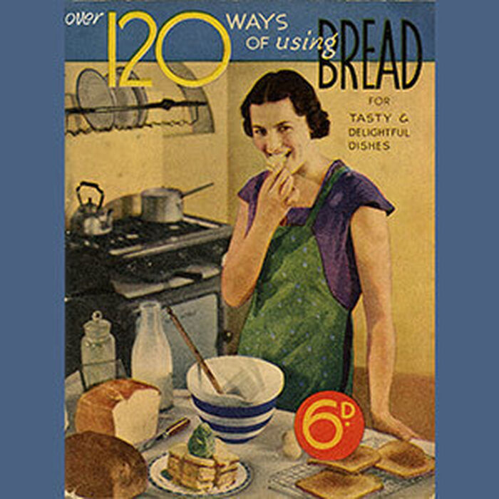 Retro Bread greeting card Image