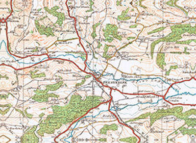 Presteigne O.S. map