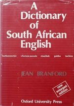 A Dictionary of South African English.
New Enlarged Edition.