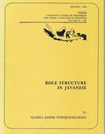 Role Structure in Javanese.
NUSA. Linguistic Studies of Indonesian and othe Language in Indonesia.  Volume 24.
