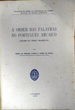 A ordem das palavras no portugues arcaico (frases de verbo transitivo)
[Text in Portuguese].