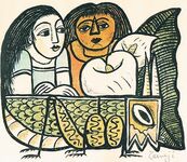 BATTA narrates Aphorism.  Original etchings and aphorisms by Tamiji Kitagawa.
(Author's presentation copy with photograph). 1000, Limited Edition.